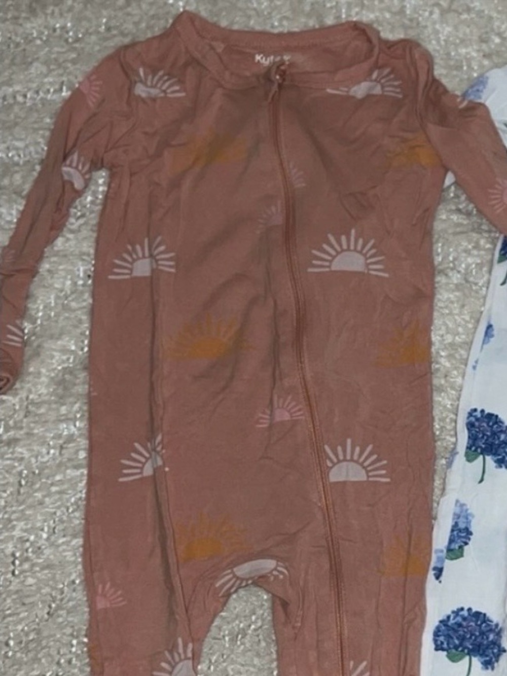 Kyte BABY Rust Sunrise pajamas